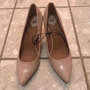 Tan heels size 40 H&M never worn